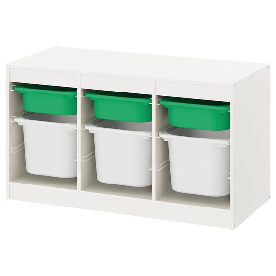 KỆ KHUNG NGANG TROFAST IKEA - TRẮNG 99x44x55 cm