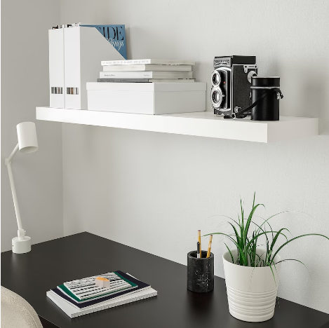 KỆ TREO TƯỜNG LACK IKEA - TRẮNG 110x26 cm