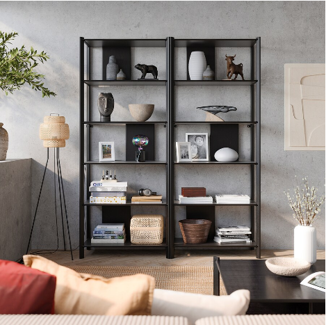 KỆ LƯU TRỮ JÄTTESTA IKEA - ĐEN 160x194 cm