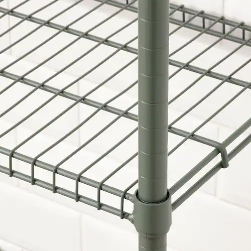 KỆ 3 TẦNG OMAR IKEA - XANH XÁM 92x36x94 cm