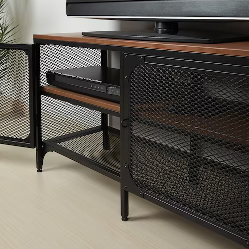 KỆ TI VI FJÄLLBO IKEA - ĐEN 100x36x54 cm