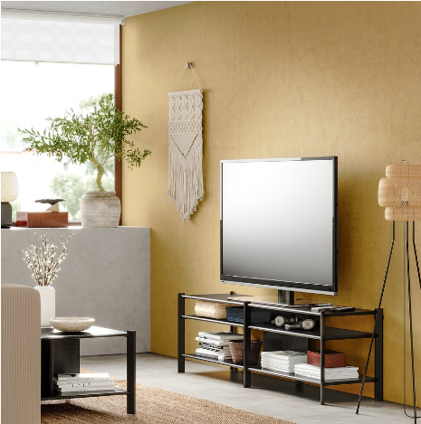 KỆ TI VI JÄTTESTA IKEA - ĐEN 160x40x49 cm