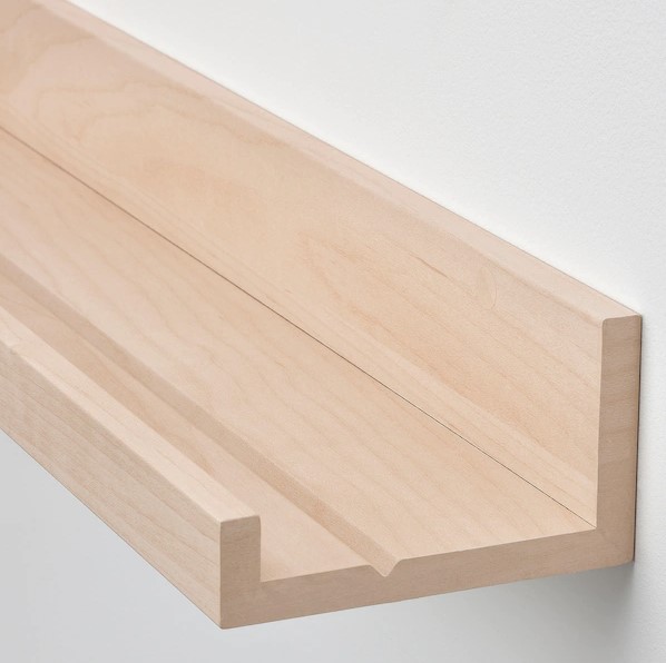 KỆ TREO TƯỜNG ĐỂ TRANH ẢNH MOSSLANDA IKEA - BẠCH DƯƠNG 55 cm
