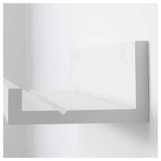 KỆ TREO TƯỜNG ĐỂ TRANH ẢNH MOSSLANDA IKEA -  TRẮNG 115 cm