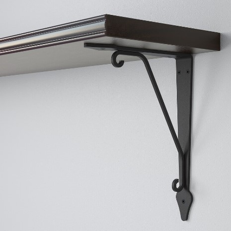KỆ TƯỜNG KẾT HỢP BERGSHULT / KROKSHULT IKEA - NÂU ĐEN 80x20 cm