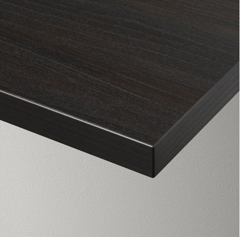 KỆ TƯỜNG KẾT HỢP BERGSHULT / SANDSHULT IKEA - NÂU ĐEN / TRẮNG 80x20 cm