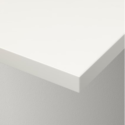 KỆ TƯỜNG KẾT HỢP BERGSHULT / SANDSHULT IKEA - TRẮNG 80x20 cm