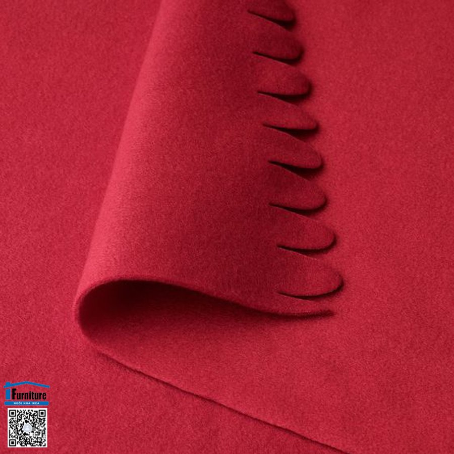 CHĂN SOFA POLARVIDE IKEA - ĐỎ 130x170 cm