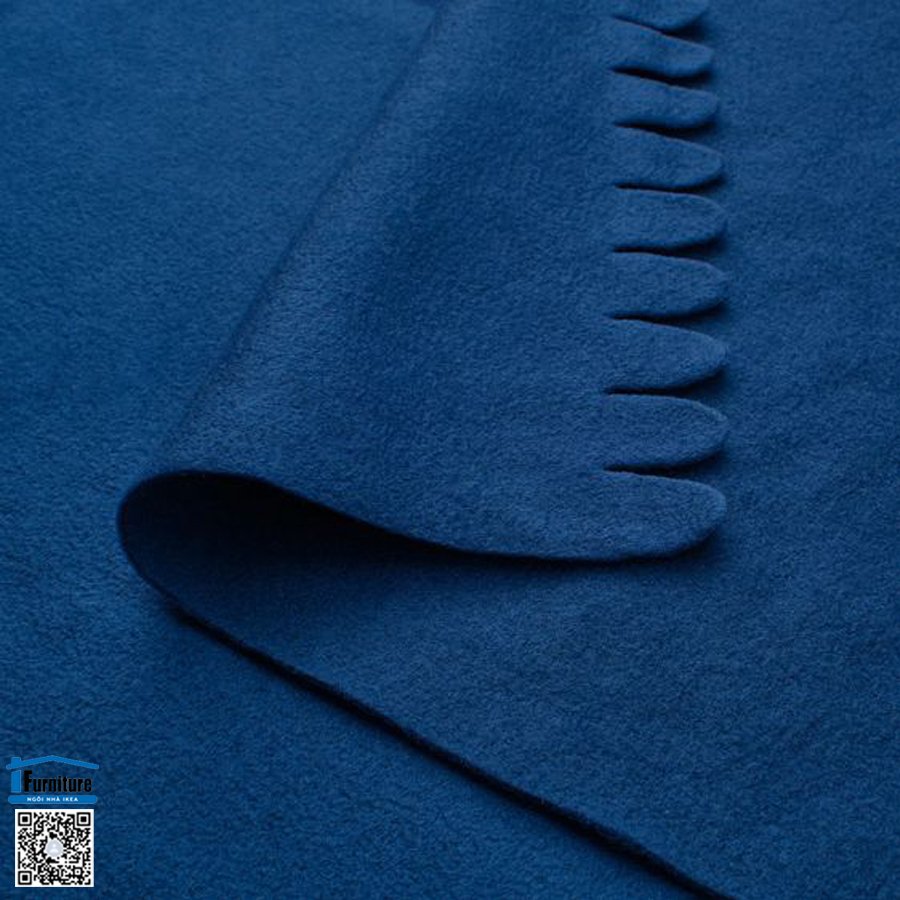 CHĂN SOFA POLARVIDE IKEA - XANH LAM ĐẬM 130x170 cm