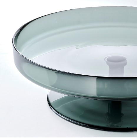 KHAY ĐĨA ĐỂ HOA QUẢ OMBONAD IKEA - XÁM 29 cm