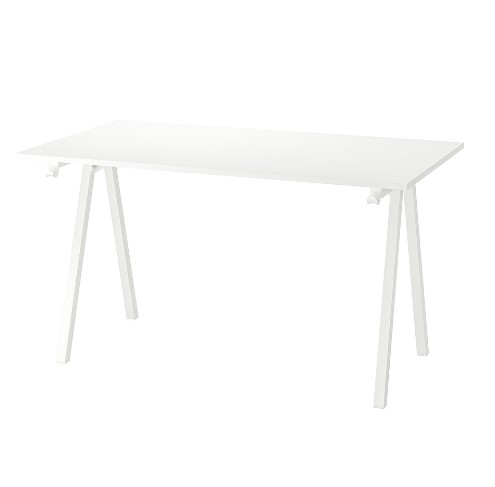 KHUNG DƯỚI CHO MẶT BÀN TROTTEN IKEA - TRẮNG 140/160 cm