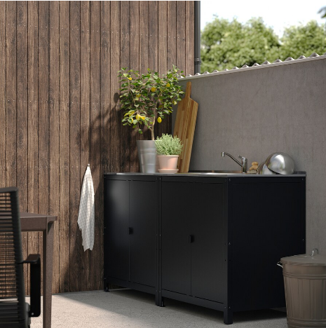 KHUNG TỦ BỒN RỬA NGOÀI TRỜI GRILLSKÄR IKEA 86x61 cm