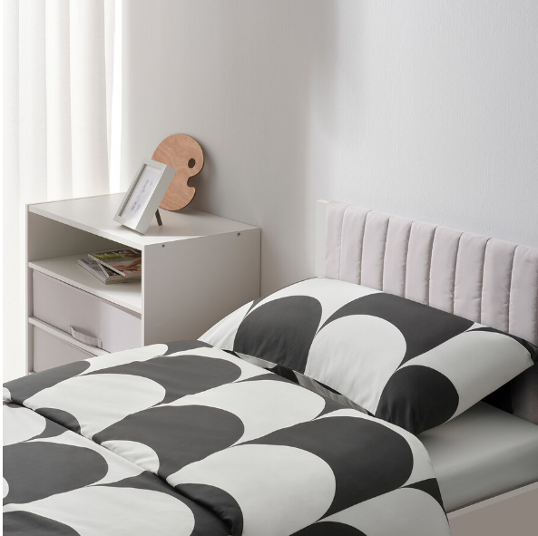 KHUNG GIƯỜNG BRUKSVARA IKEA - TRẮNG 90x200 cm