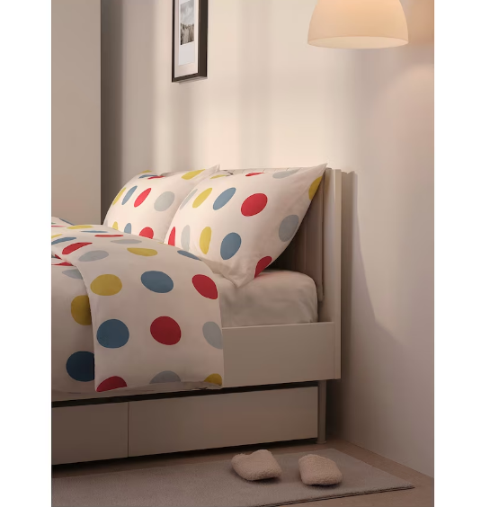 KHUNG GIƯỜNG BRUKSVARA IKEA - TRẮNG 150x200 cm