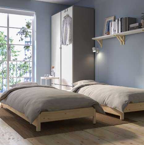 KHUNG GIƯỜNG XẾP UTÅKER IKEA - GỖ THÔNG 80x200 cm