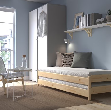 KHUNG GIƯỜNG XẾP UTÅKER IKEA - GỖ THÔNG 80x200 cm