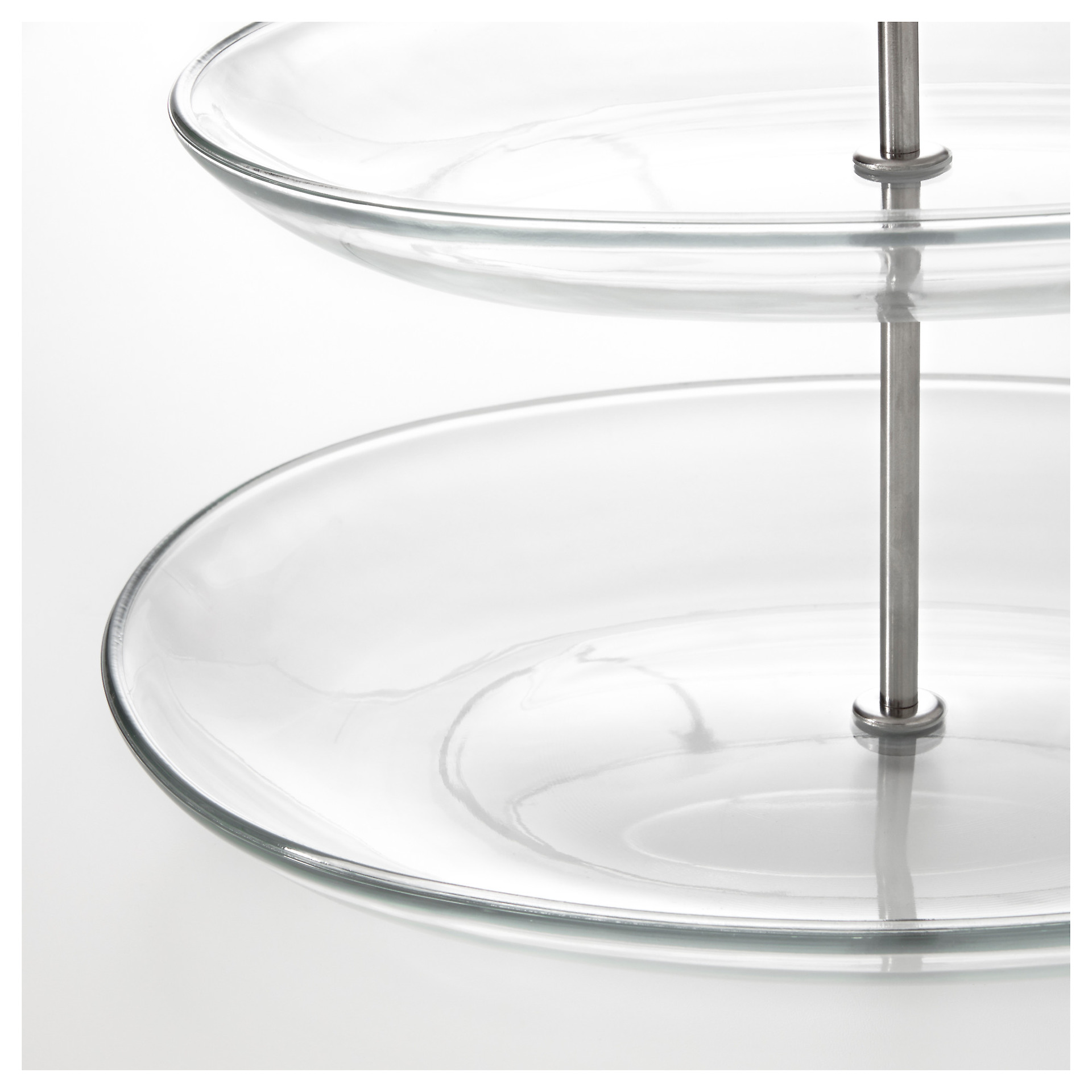 KHAY THỦY TINH 3 TẦNG KVITTERA IKEA