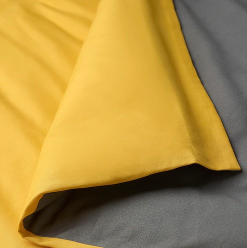BỘ CHĂN GỐI KHĂN TRẢI GIƯỜNG LAPPRÖR IKEA - VÀNG/XÁM 150x200 cm