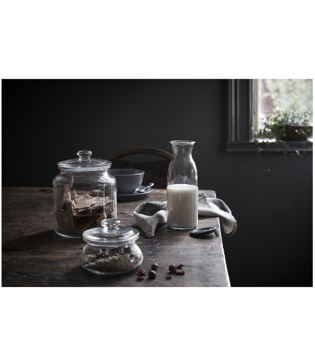 LỌ THỦY TINH CÓ NẮP TRONG SUỐT VARDAGEN IKEA 1,9 L