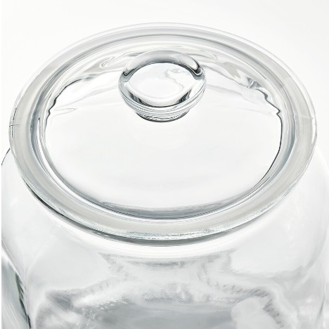 LỌ THỦY TINH CÓ NẮP TRONG SUỐT VARDAGEN IKEA 1,9 L