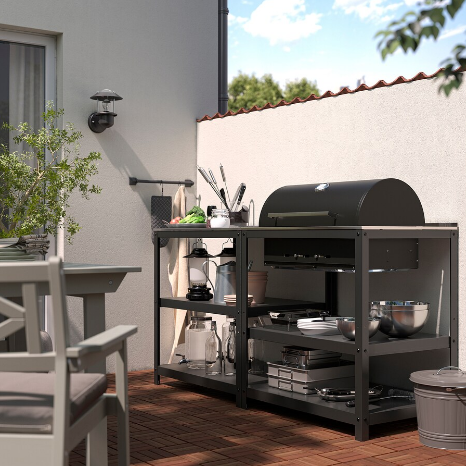 LÒ NƯỚNG THAN HOA GRILLSKÄR IKEA 172x61cm