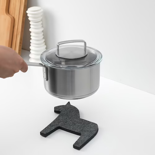 LÓT NỒI HÄSTHAGE IKEA - XÁM HÌNH NGỰA