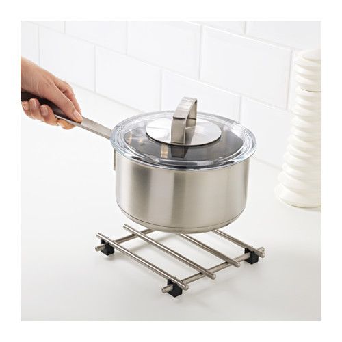 LÓT NỒI INOX LÄMPLIG IKEA 18x18 cm