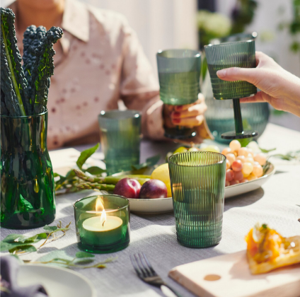 LY NHỰA KALLSINNIG IKEA 320 CL - XANH