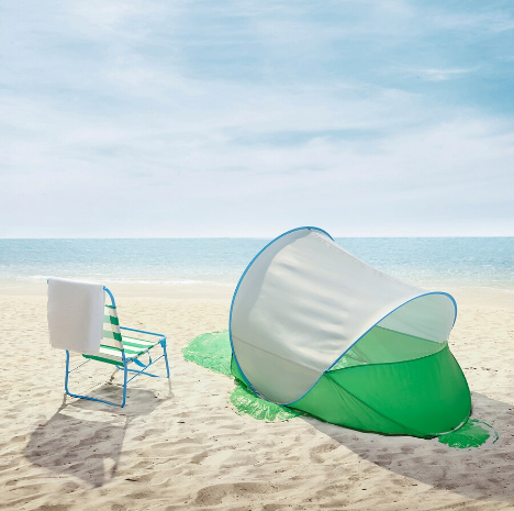 MÁI CHE NẮNG GIÓ STRANDÖN IKEA - XANH