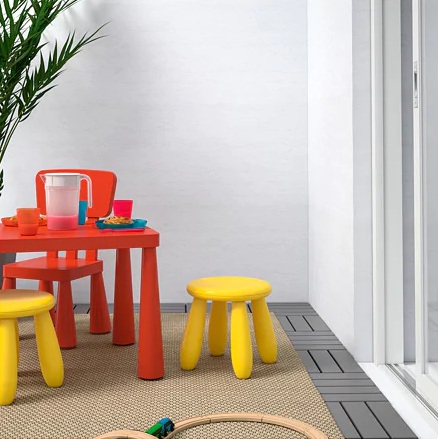 GHẾ ĐẨU TRẺ EM MAMMUT IKEA - VÀNG