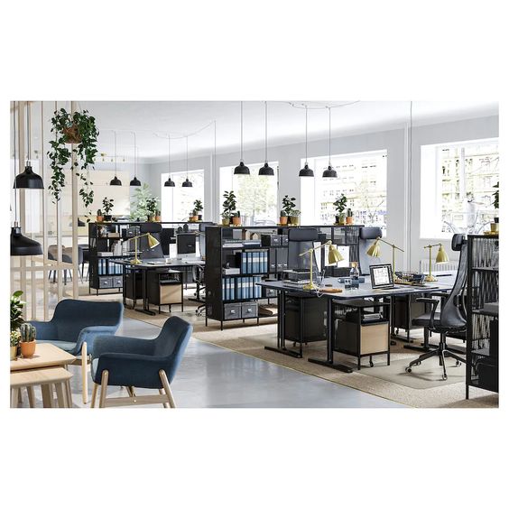 MẶT BÀN BEKANT IKEA - ĐEN 120x80 cm