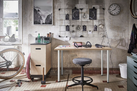 MẶT BÀN LINNMON IKEA - MÀU SỒI 100x60 cm