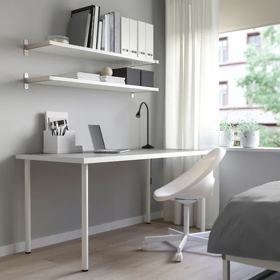 MẶT BÀN LINNMON IKEA - TRẮNG 100x60 cm