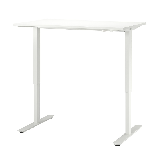 MẶT BÀN TROTTEN IKEA - TRẮNG 120x70cm