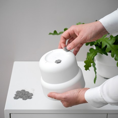 BỘ 20 MIẾNG DÁN BẢO VỆ SÀN NHÀ FIXA IKEA - XÁM