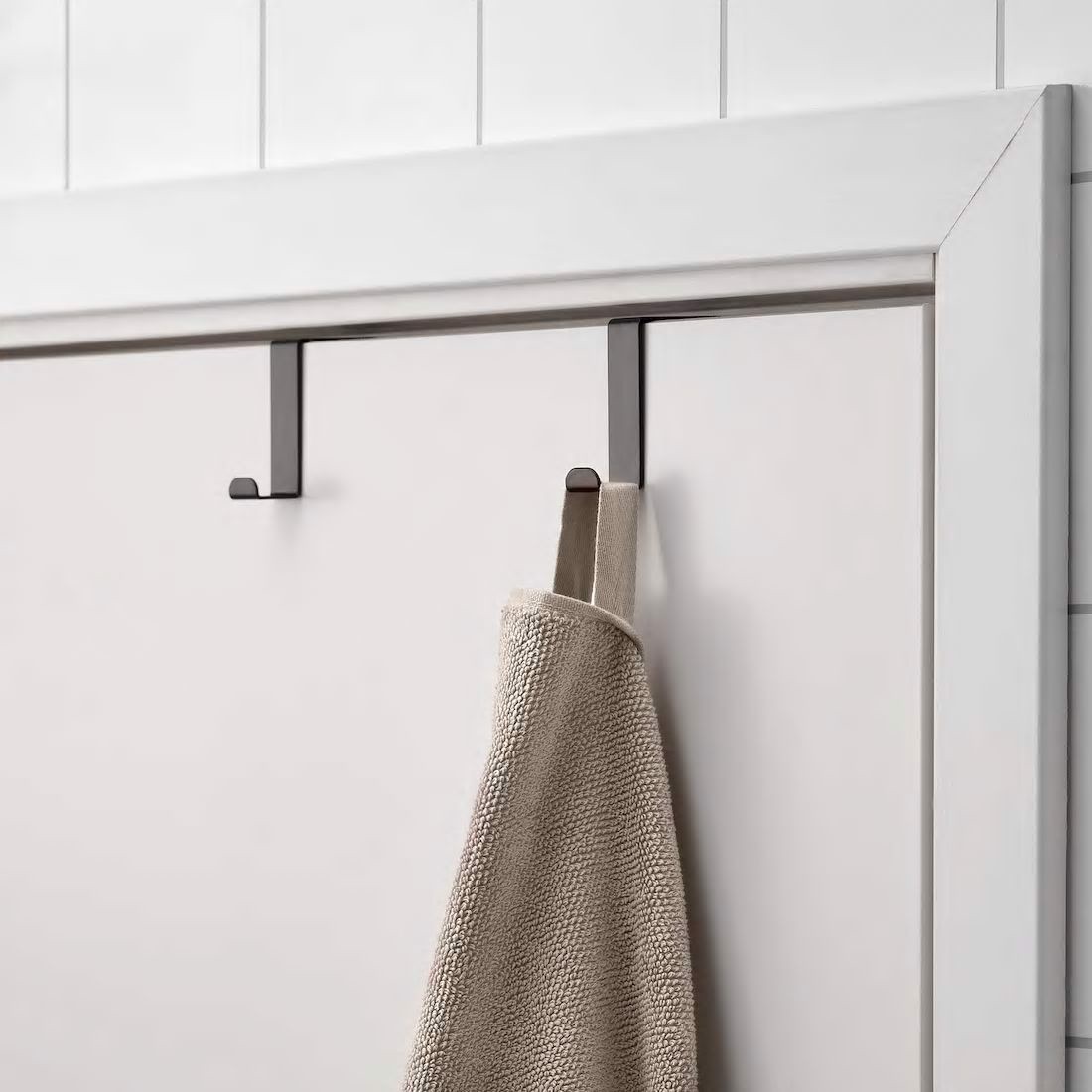 BỘ 2 MÓC TREO CÁNH CỬA SKOGSVIKEN IKEA - ĐEN