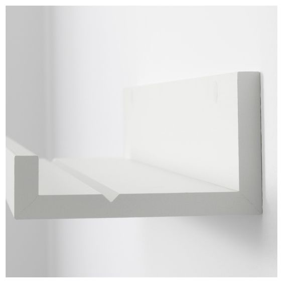 KỆ TREO TƯỜNG ĐỂ TRANH ẢNH MOSSLANDA IKEA - TRẮNG 55 cm