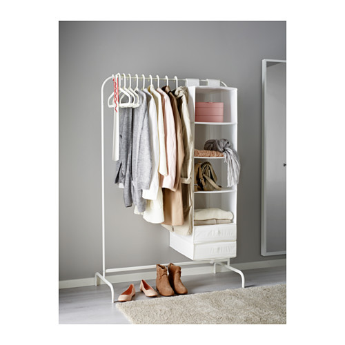 GIÁ TREO QUẦN ÁO LẮP GHÉP MULIG IKEA - TRẮNG 99x46x152 cm