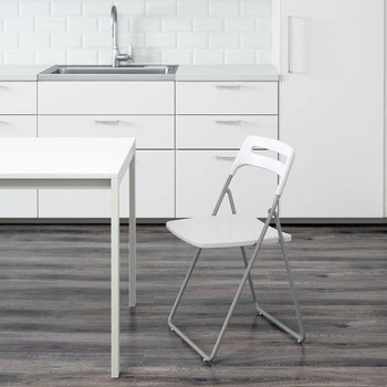 GHẾ GẤP THÔNG MINH NISSE IKEA - TRẮNG