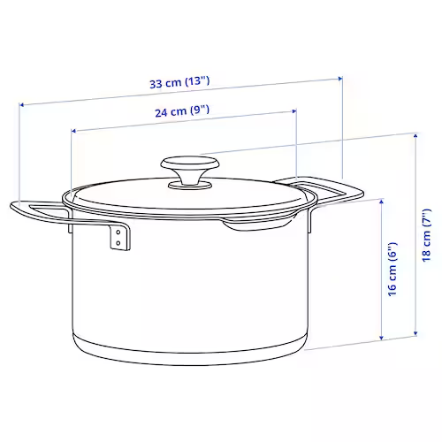 NỒI NẤU HEMKOMST IKEA 5L