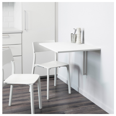 BÀN GẮN TƯỜNG THÔNG MINH NORBERG  IKEA