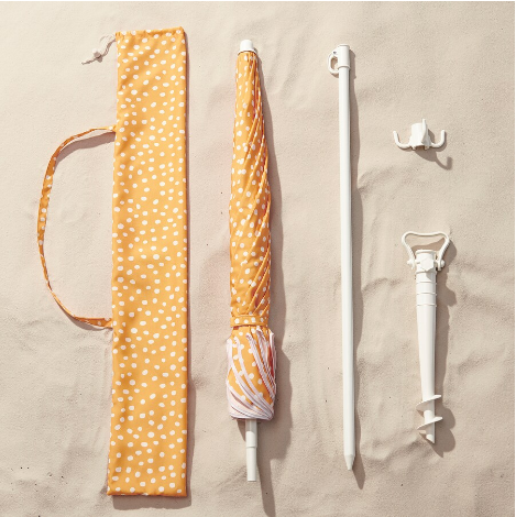 Ô CHE NẮNG STRANDÖN IKEA - VÀNG CHẤM BI 140 cm