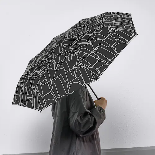 Ô GẤP HÄSTHAGE IKEA - ĐEN HỌA TIẾT