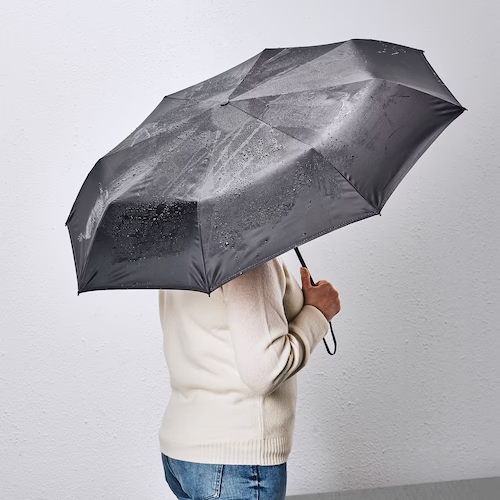 Ô GẤP KNALLA IKEA - ĐEN