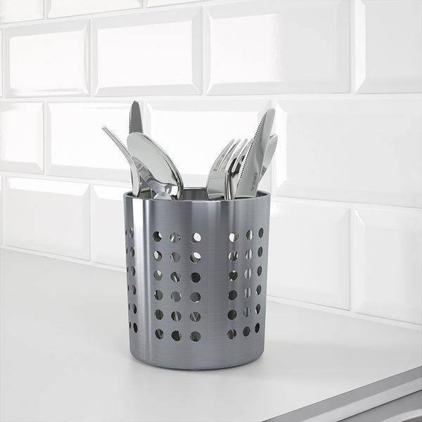 ỐNG CẮM THÌA DĨA ĐŨA ORDNING IKEA - THẤP 13.5 cm