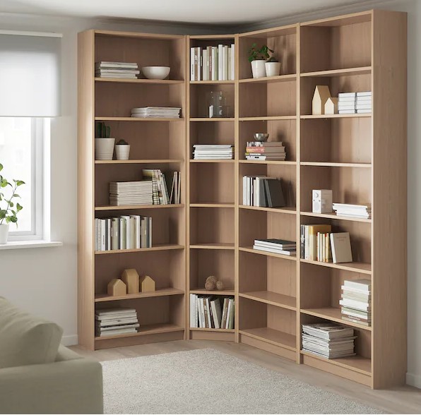PHỤ KIỆN GẮN TỦ GÓC BILLY IKEA