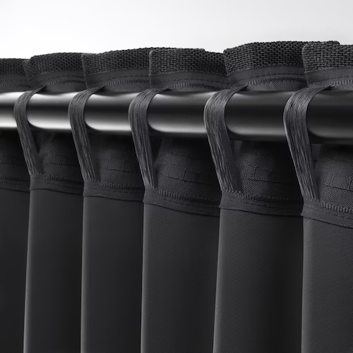 RÈM CỬA ANNAKAJSA IKEA - XÁM 145x250 cm