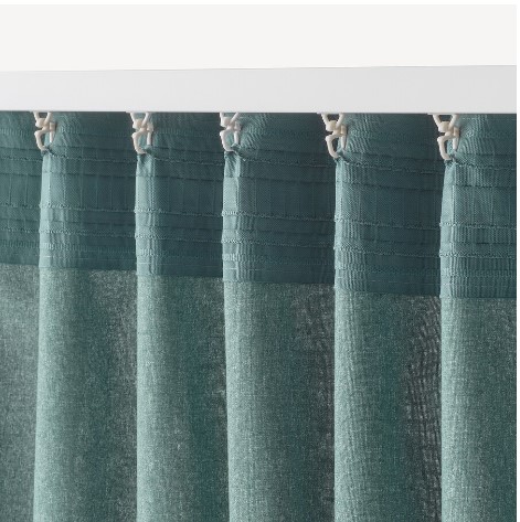 RÈM CỬA HANNALENA IKEA - XANH LÁ 145x250 cm