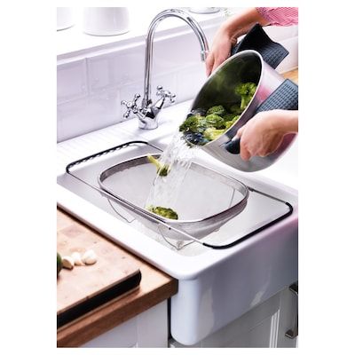 RỔ INOX GÁC BỒN RỬA IDEALISK IKEA