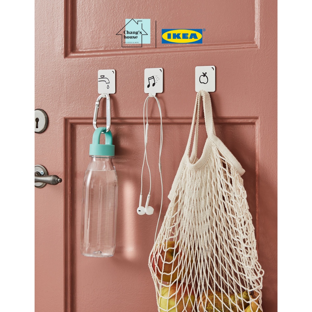 SET 3 MÓC TREO DÍNH TƯỜNG PLUTT IKEA